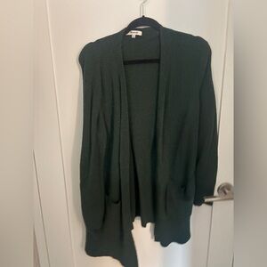 MADEWELL green cardigan sweater